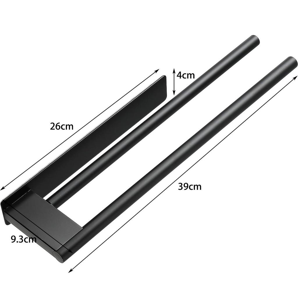 Blue Ocean 304 Stainless Steel Bathroom Towel Bar and Rack