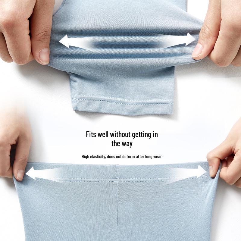 Sommerliche Fünf-Punkt-Modal-Leggings für Mädchen - Vielseitig, Dünn, Atmungsaktiv, Elastisch