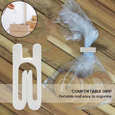 1pcs Reusable Snack Bag Clips Colorful Snack Bag Clips Portable Multifunctional Food Sealing Clips