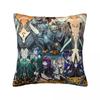 Sousou No Frieren Himmel Eisen Throw Pillow Cover Polyester Cushions for Sofa Novelty Cushion Covers