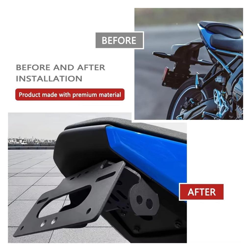 Fender Eliminator GSX8S for GSX-8S for 2024 2023 GSX-8R 2024 Motorcycle License Plate Holder