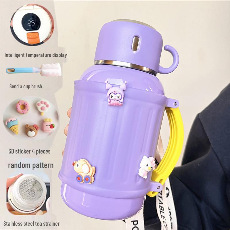 Large Capacity Insulated Thermos Flask – Portable Water Cup for Students, Men & Women