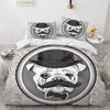 Cartoon Dog King Queen Duvet Cover Lovely Illustrated Pet Puppy Bedding Set  Animal Quilt Cover 2/3pcs Polyester Comforter Cover