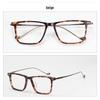 Unisex High-End Pure Titanium Eyeglass Frame for Prescription Myopia - Model 8166