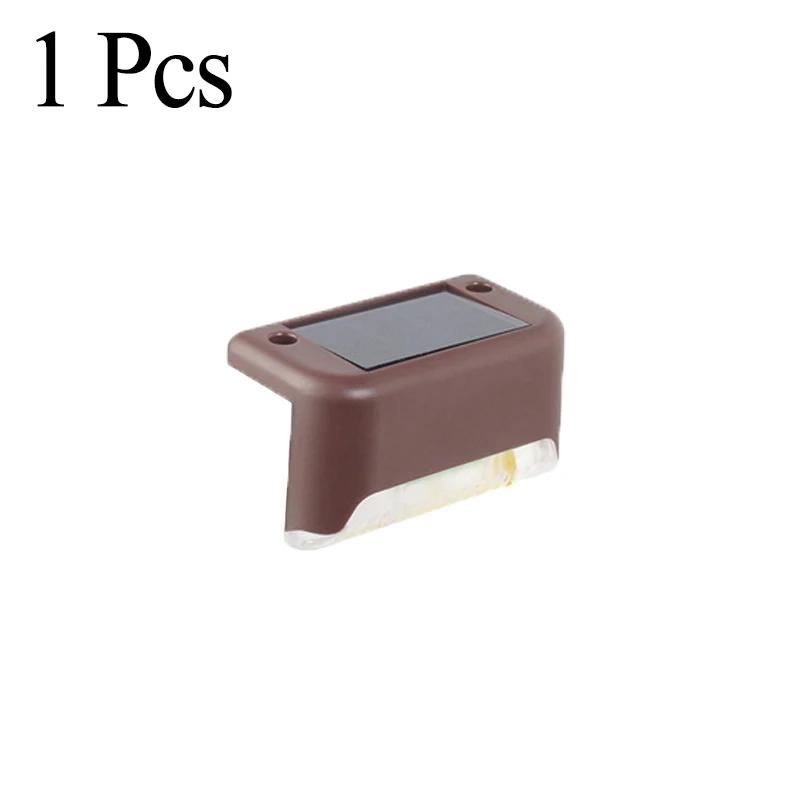 

Солнечный светильник для ступеней, водонепроницаемый светодиодный солнечный светильник IP44, подходит для наружных лестниц, ступеней, заборов, террас, дворов, перил, садов, задних дворов и дорожек Coloured light