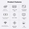 SZBOX Mini Small Windows 11 12th Generation Intel Alder Lake N150 up to Small 12GB 0GB Game Ultra Mini LAN TF PC, PC, Pro, (4C/4T 3.6GHz), PC, DDR5,