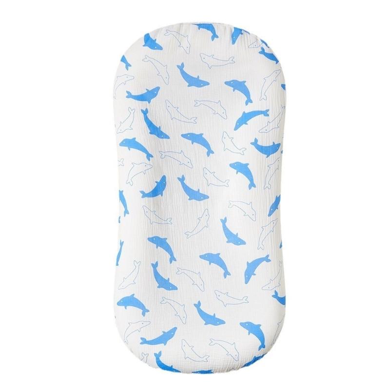 Verstellbare Höhe Säuglingsbett Beistellbett Bettwäsche Leicht und Vielseitig Baby-Wiegenbett Laken Praktisch für Zuhause & Reisen