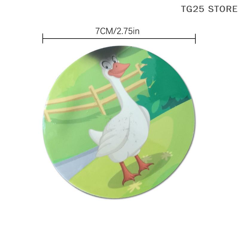 5 Pezzi/set Adesivi Decorativi a Tema Pipì per Vasino Cartoni Animati Adesivi Che Cambiano Colore per Bambini Adesivi per l'Addestramento al Vasino per Bambini Piccoli