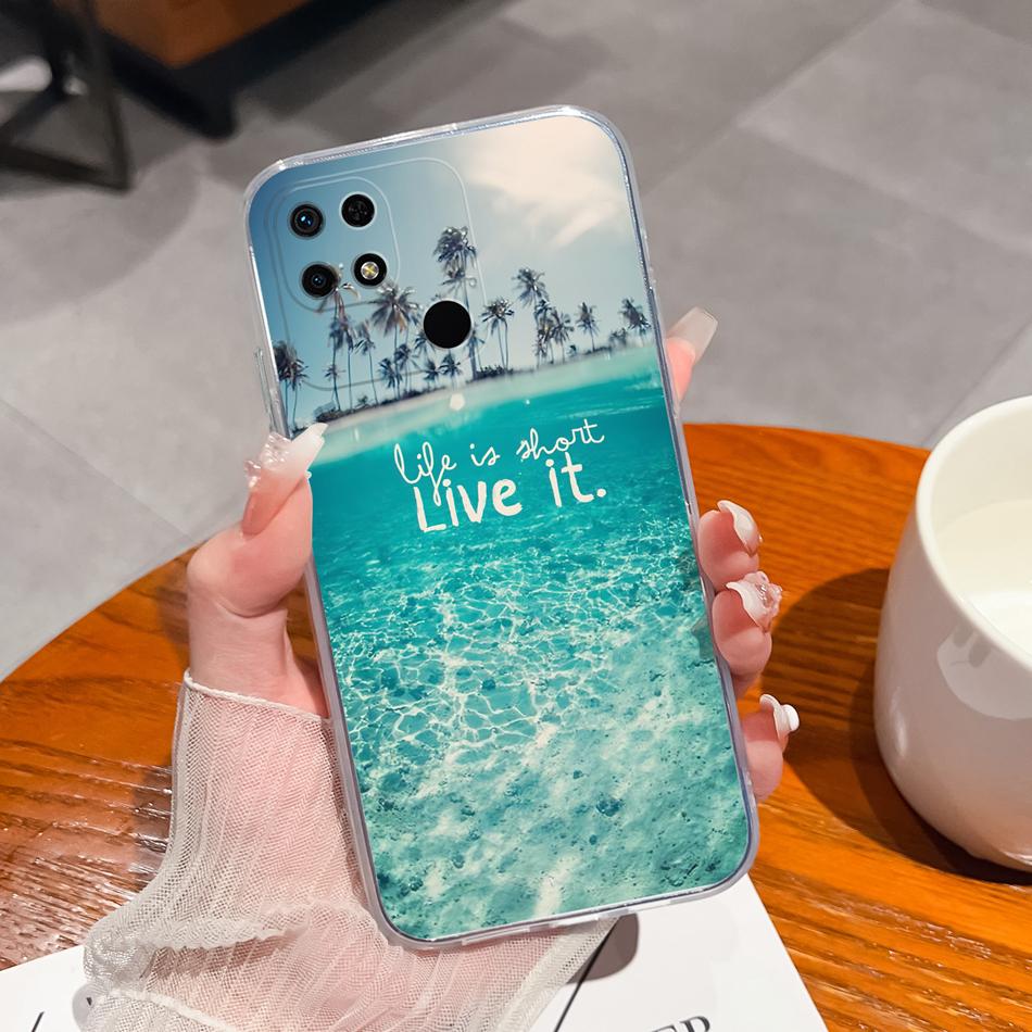 Covers For Redmi 10C Case Stylish Fun Soft Transparent Slim Silicone Anti Drop Phone Shell For Xiaomi Redmi 10 C Bumper Fundas