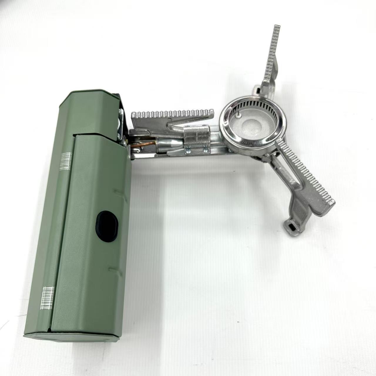 Portable Folding Gas Stove and Kettle for Outdoor Tea Brewing