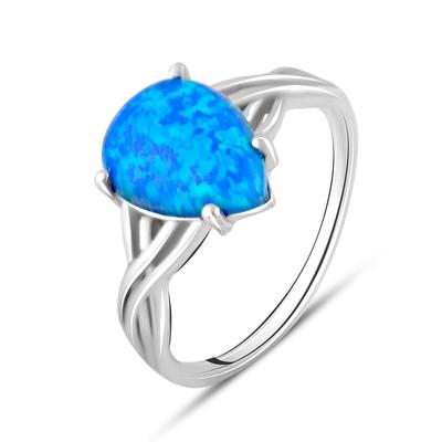 Silberring mit Opal 1,48ct (2083566) 2,38 gr. 925 Proben