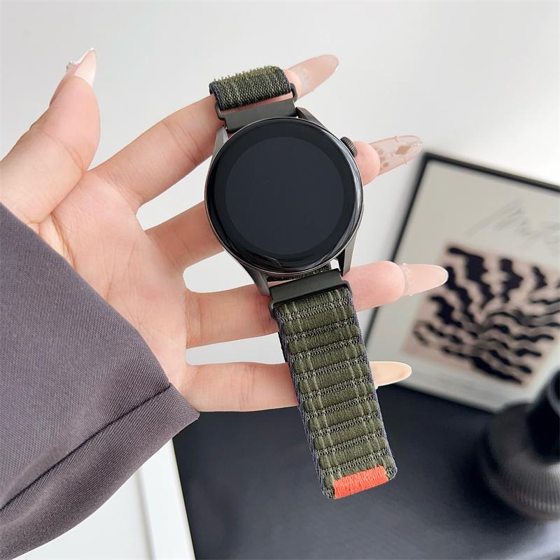 Nylon Loop Strap for Samsung Watch 6/5/5Pro 4/6 Classic Huawei Watch 4/3/GT3 20mm 22mm Bracelet Wristband Amazfit GTS/GTR 4 3