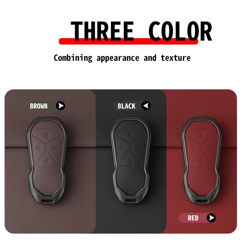 Zinc Alloy Auto Key Fob Cover Case Housing Fit For Xpeng Xiaopeng G6 G9 P7 P7I G3 G3I P5 - Protector Bag Automotive Styling Auto Accessories