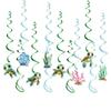 Turtle-themed Birthday Party Decoration Set Flag-pulling Spiral Birthday Party Decoration Venue Arrangement