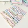 Kawaii 6 Designs Decorative Stamps Cartoon Diy Crafts Press Inkpad Stamps Multipurpose Scrapbooking Stamp Journal Planner