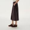 Broadcast Commuter Mid-Length PU Leather Skirt