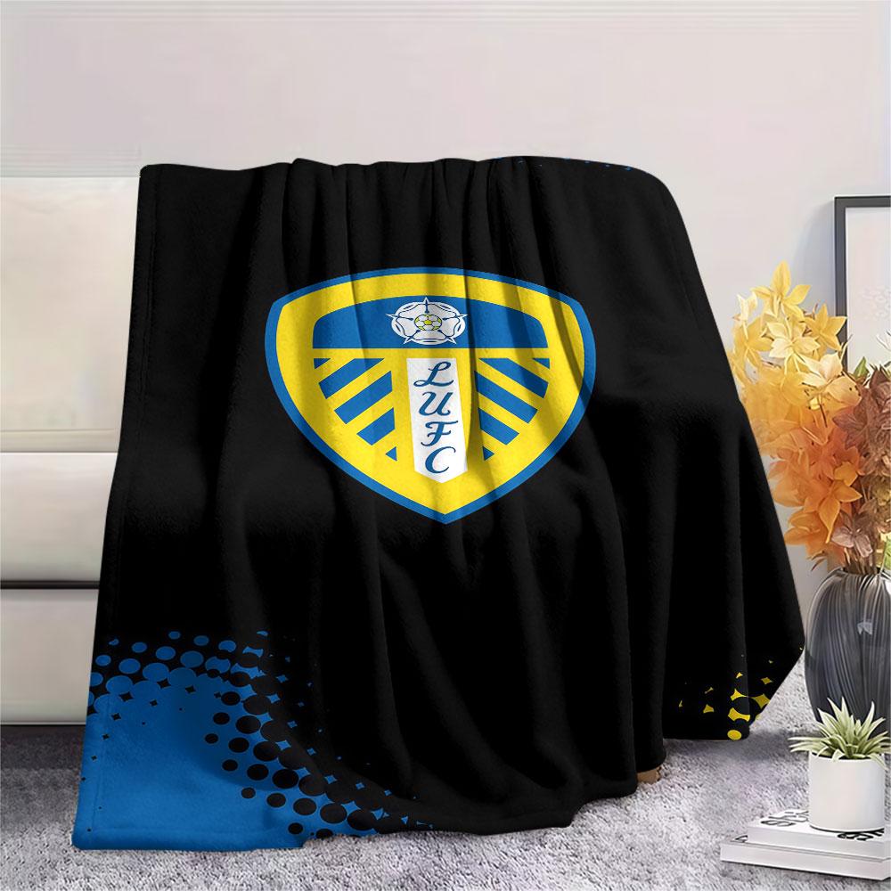 Leeds Soccer Blanket, High Quality Comfortable for All Seasons, Home Decor, Warmth and Comfort