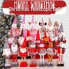 Christmas Standing Telescopic Snowman and Elk Doll Decorations