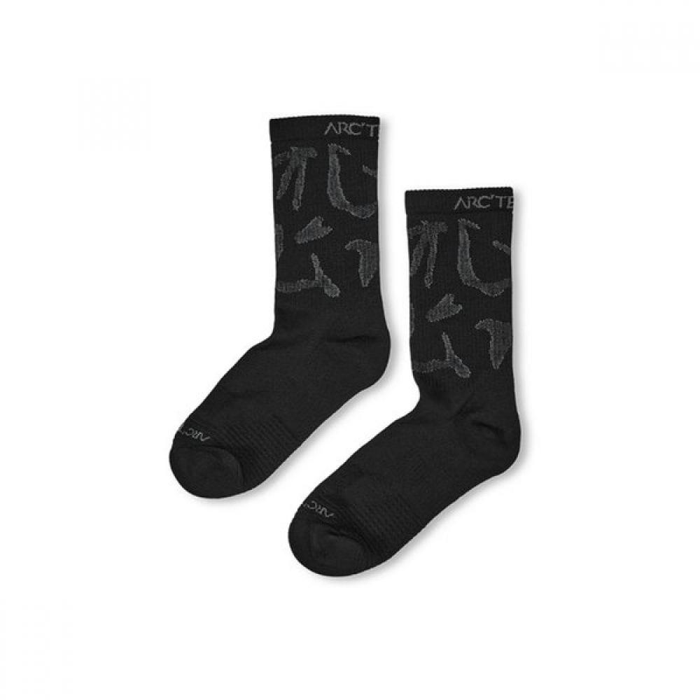 

Arc Teryx Cinder Mid Croto Socks Aeofux7181 Black Graphite LG