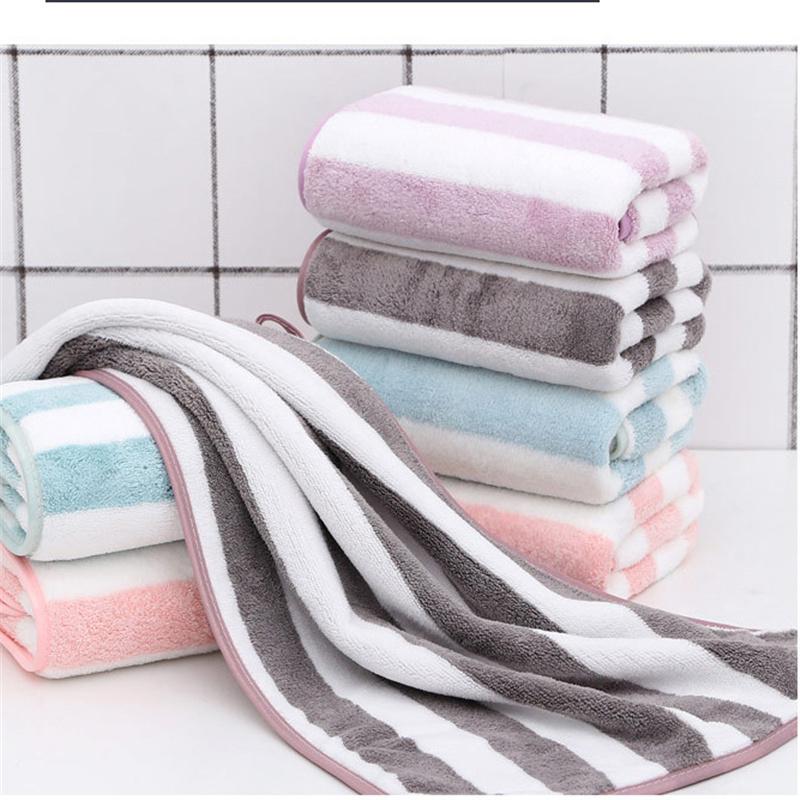 35x75cm Coral Velvet Polyester Brokátový ručník Měkký savý Pohodlný dárek Bytový textil Koupelnové potřeby