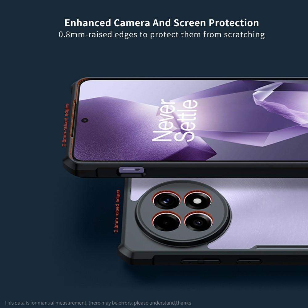 XUNDD For OnePlus Ace 5 5G/5 Pro 5G Case Dropproof TPU+Acrylic Clear Back Phone Cover