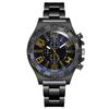 Men's Sports Mesh Belt Luminous Watch Men's Hollow Calendar Blue Light Watch Dial Design High Quality Luxury Mens Watch