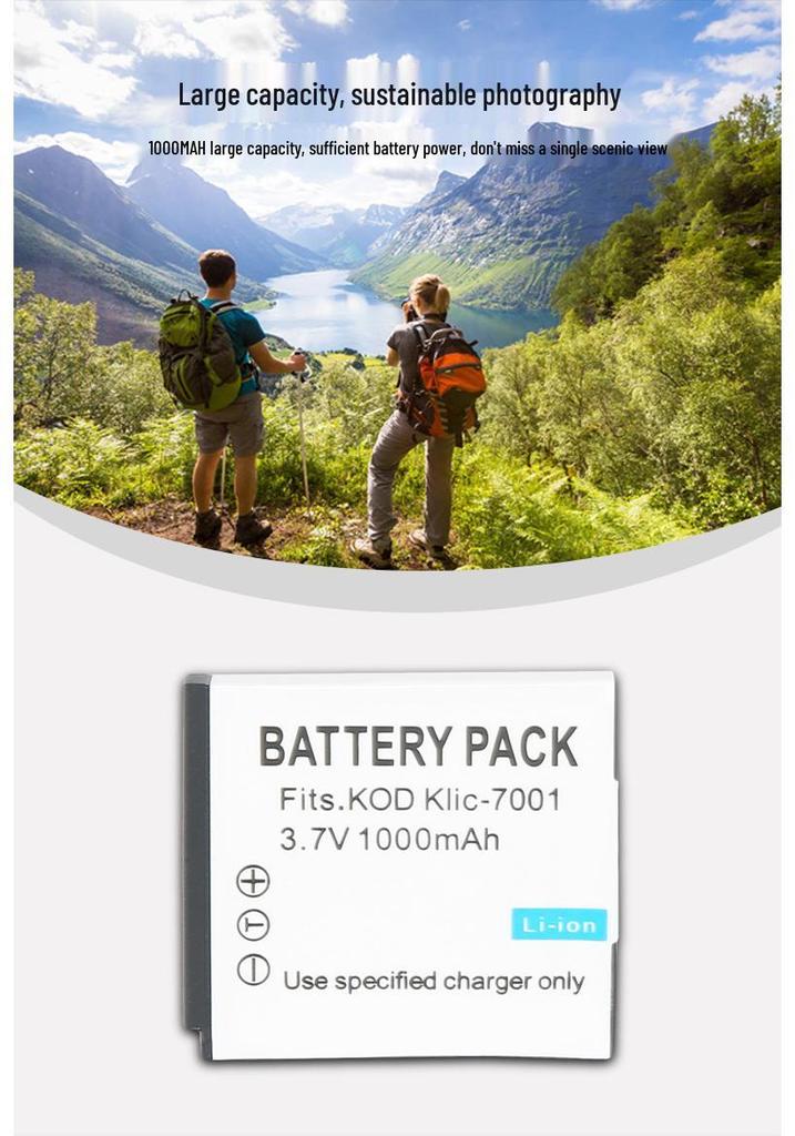 K7001 Battery for Kodak V610, V705, V550, V570, M753, M763, M853
