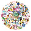 60 New Back To School Graffiti Stickers Decorate Suitcase Mobile Phone Personalized Stickers
