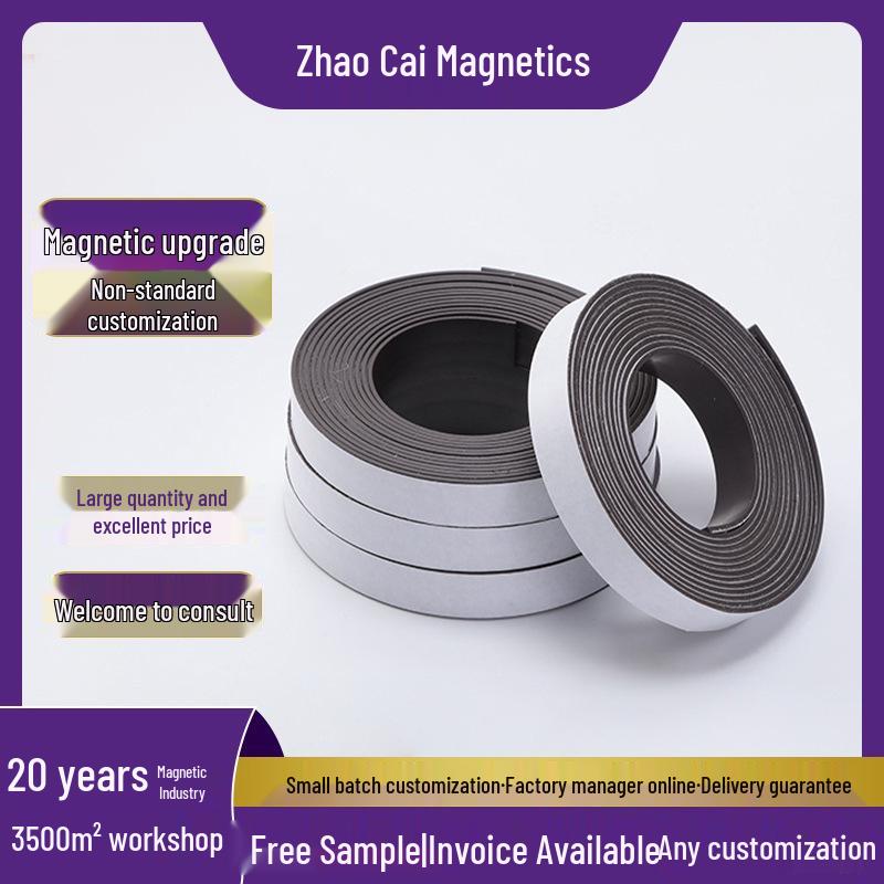 Self-Adhesive Magnetic Rubber Sheet for Teaching and Advertising