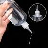 5Pcs Transparent Condiment Squeeze Bottles Jam Bottles Non-Drip Oil Liquid Dispenser Bbq Sauces Oil Container Cooking Gadget