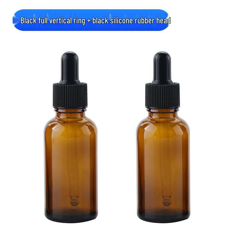 30ml Dropper Bottle & 5-100ml Brown Glass Essential Oil & Cosmetic Bottles