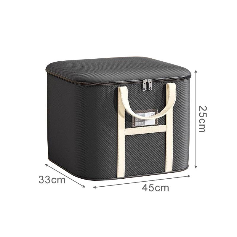 Large-capacity Storage Bag Bedroom Clothing Bedding Storage Bag with zipper Wardrobe Organizer Non-woven Quilt dust-proof Bag
