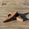 Wood Book Stand Wooden Page Holder Ergonomic Thumb Ring Portable Finger Pain Relief For Readers Lightweight Folder Reading Comfort Accessory Hole