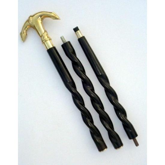 Vintage Messing Ankerkopf Griff Design Holzstock Spazierstock Geschenke Designer