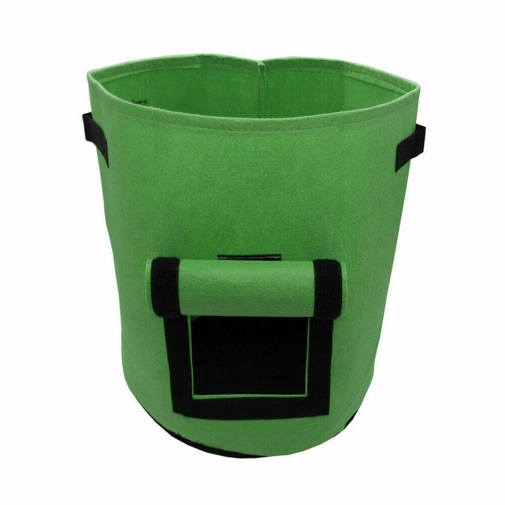 Durable And Reusable 5/7/10 Gallon Vegetable Grow Bags With Convenient Carry Handles