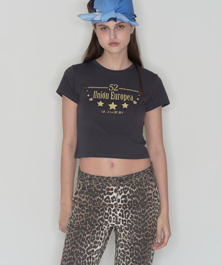 Tteolseutikeulleob Double Knee Pants - Leopard