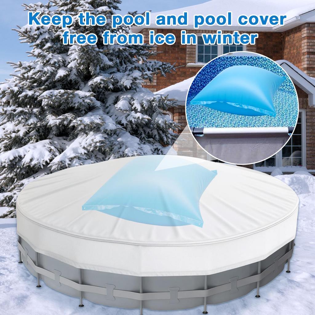 Verdicktes PVC Winter Poolabdeckungskissen: Aufblasbare, Kälte- und Staubbeständige, Outdoor Schwimmmatte