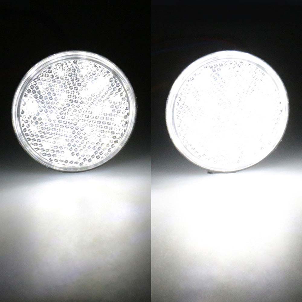 LED Warning Light Bulbs Car Round Tail Lights Turn Singal Light Motorcycle Brake Stop Marker Lamp