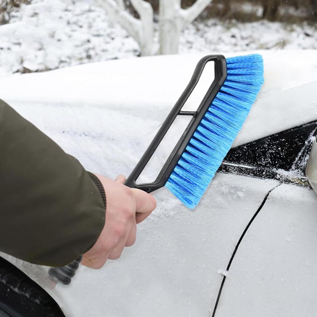 Ice Scrapers for Car Windshield 36-inch Extendable Shovel Detachable Windshield Scraper with Scratch Free Bristle Head