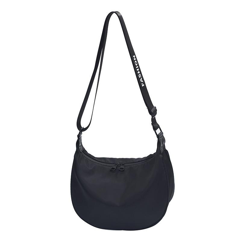 Hochwertige einfarbige vielseitige schräge Span-Tasche Damen große Kapazität Pendler-Umhängetasche einfache Damentasche Freizeit-Sport-Paar-Tasche