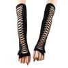 Long Gloves Mesh Gloves Prom Party Gloves Rhineston Gloves Vintage   Women