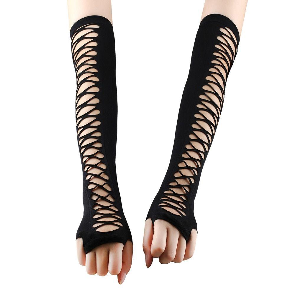 Long Gloves Mesh Gloves Prom Party Gloves Rhineston Gloves Vintage   Women