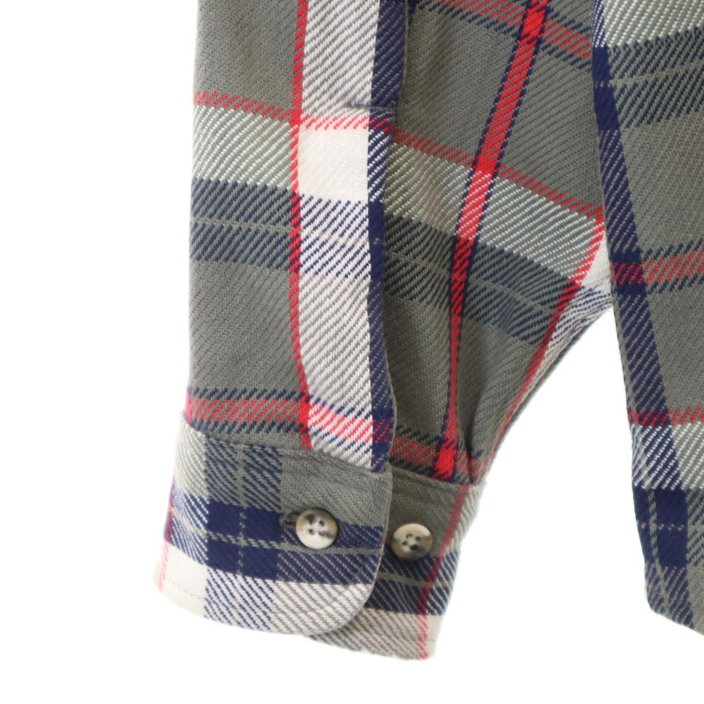 STJOHN’sBAY 80s Made In USA Vintage Check Pattern Long Sleeve Flannel Shirt Men's Used