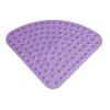 PVC Scalloped Bathtub Mat, Safety Shower with Drain Hole, Bathroom Mat, Creative Foot Mat, Easy to Clean, Washroom Mat