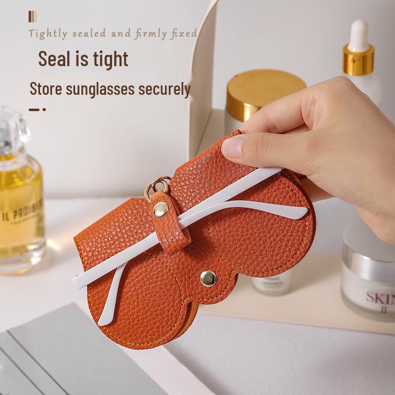 High-End Portable Leather Eyewear Case & Pouch for Sunglasses