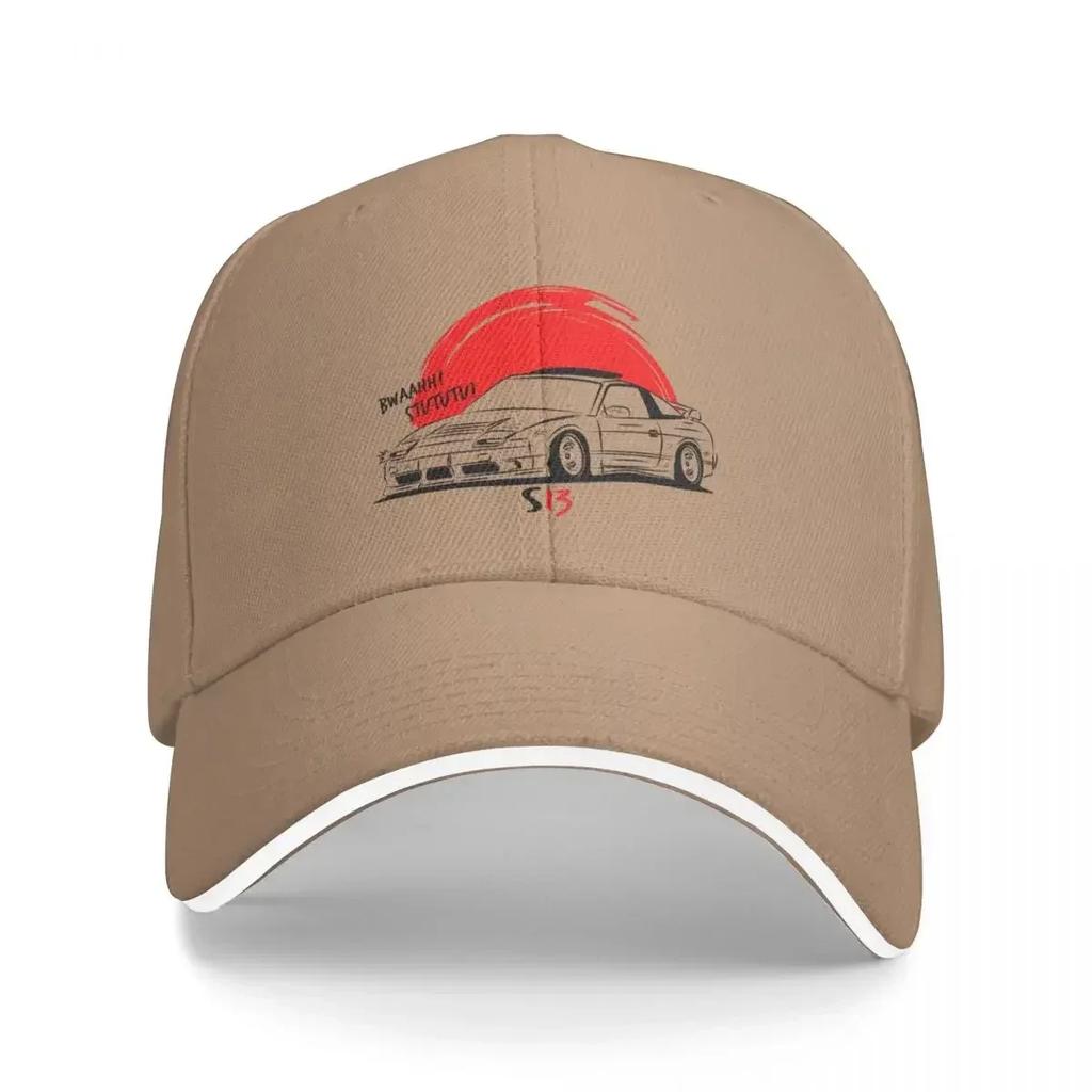 JDM S Draw Baseball Cap Military Cap Unisex Trucker Hat Unisexs Tennis Womens