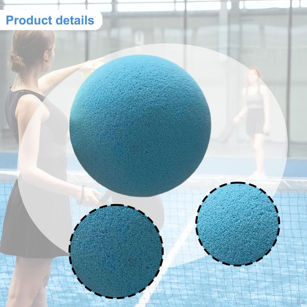 Low-noise Pickleball, Soft PU Noise-reduced, Professional 74mm Exercise Ball for Park,