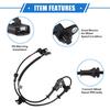 ABS Wheel Speed Sensor Compatible for Hyundai Accent 2012-2017 L4 1.6L, Custom Plastic Black Front Right Passenger Side No.95671-1R000