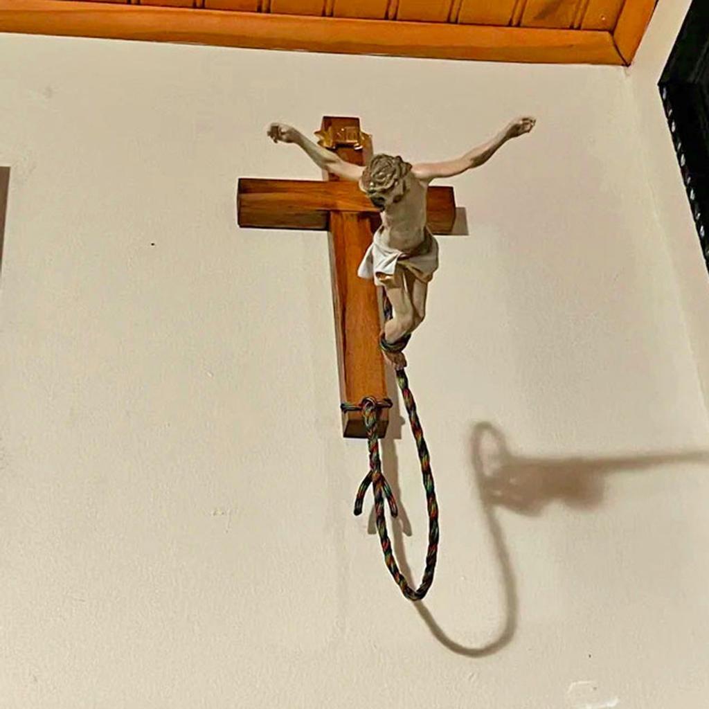Decorazione Atmosfera Pasquale Decorazione Murale Creativa Interessante Vecchio Regalo Festivo Artigianato da Appendere