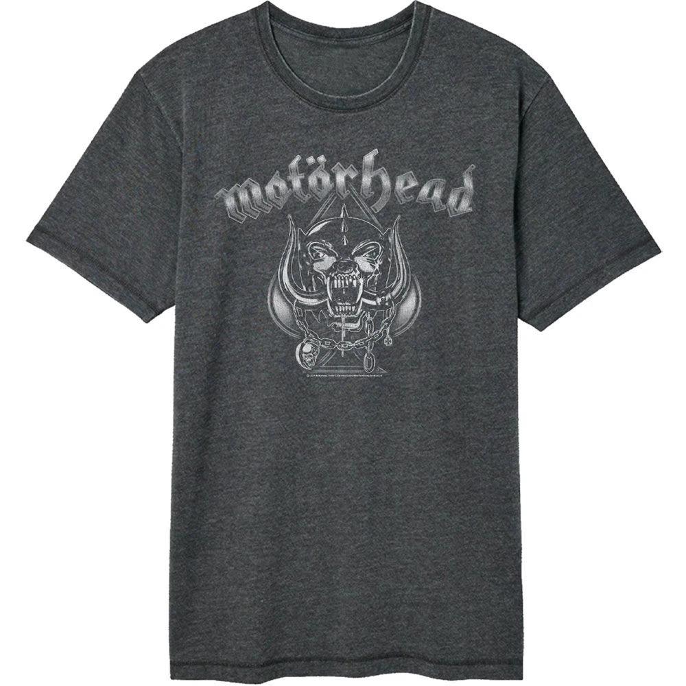 Motorhead Spade And Warpig Officially Licensed Short Sleeve Vintage Wash T 100